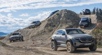 Das Mercedes-Benz EQC 4 × 4²-Konzept ist ein Bigfoot-Elektro-SUV