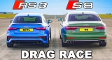 Audi S8 gegen Audi RS3