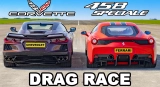 C8 Corvette Stingray gegen Ferrari 458 Speciale