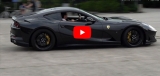 Ferrari 812 Superfast zeigt eine Show